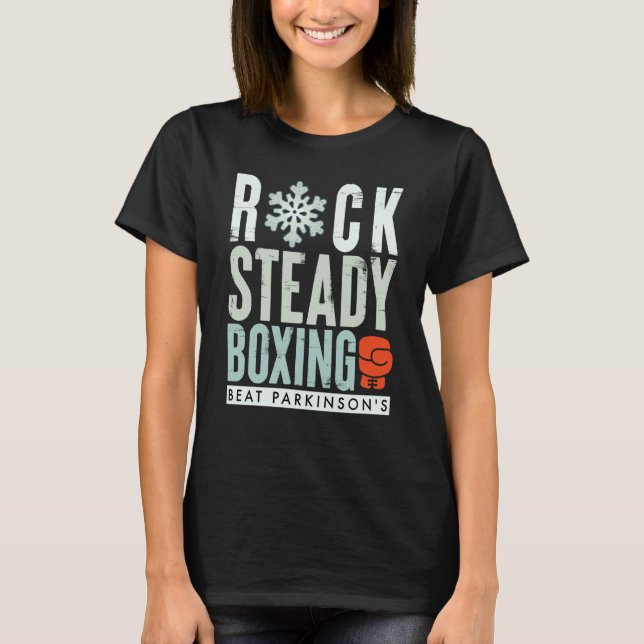 Camiseta Rock Steady Boxing Parkinson - Edição de inverno (Frente)