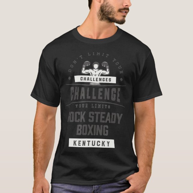 Camiseta Rock Steady Boxing Parkinsons Kentucky (Frente)