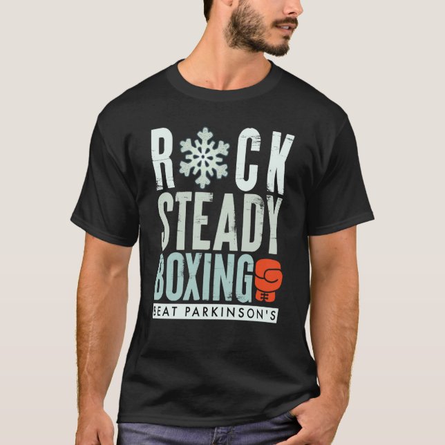 Camiseta Rock Steady Boxing Parkinson's Winter Edition (Frente)