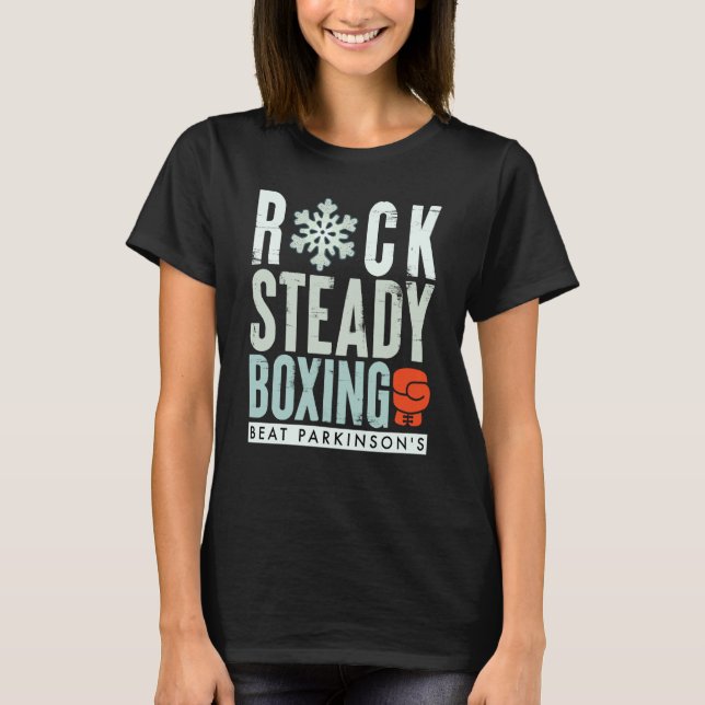 Camiseta Rock Steady Boxing Parkinson's Winter Edition (Frente)