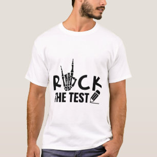 Camiseta Rock The Test Day Exam For Teacher Student