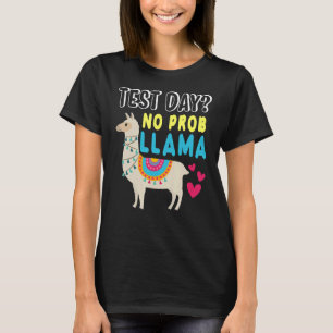 Camiseta Rock the Test Day Llama Teacher Exam Testing Teach