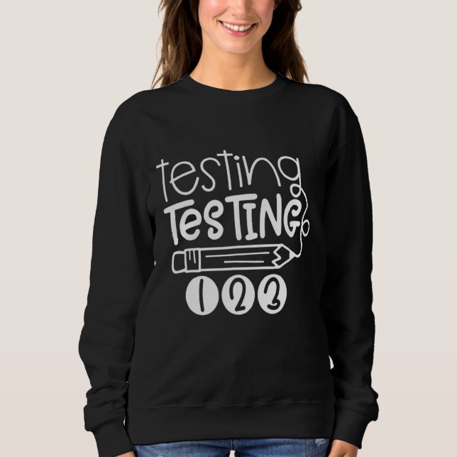 Camiseta Rock The Test Day Teacher Testing Day Rainbow (Frente)