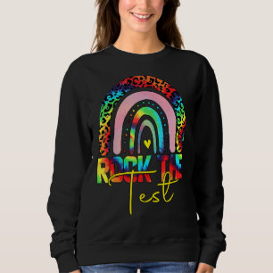 Camiseta Rock The Test Day Teacher Testing Day Rainbow