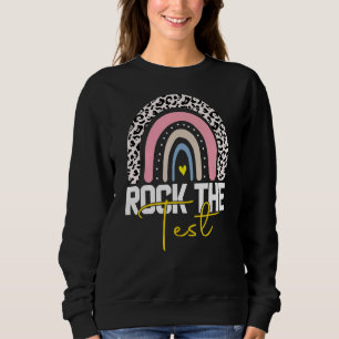 Camiseta Rock The Test Day Teacher Testing Day Rainbow