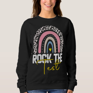 Camiseta Rock The Test Day Teacher Testing Day Rainbow