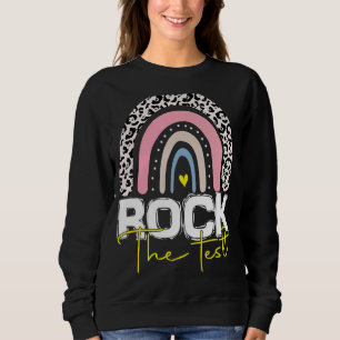 Camiseta Rock The Test Day Teacher Testing Day Rainbow