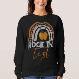 Camiseta Rock The Test Day Teacher Testing Day Rainbow
