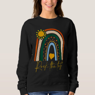 Camiseta Rock The Test Day Teacher Testing Day Rainbow