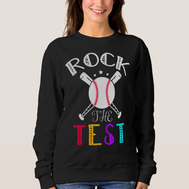 Camiseta Rock The Test Day Teacher Testing Day Rainbow (Frente)