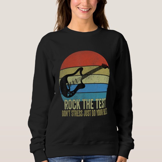 Camiseta Rock The Test Donn Stress Test Day Testing Day Te (Frente)