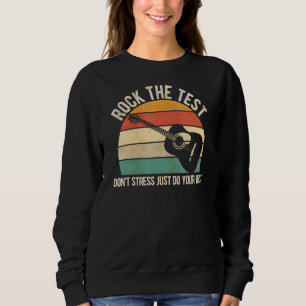 Camiseta Rock The Test Dont Stress Test Day School