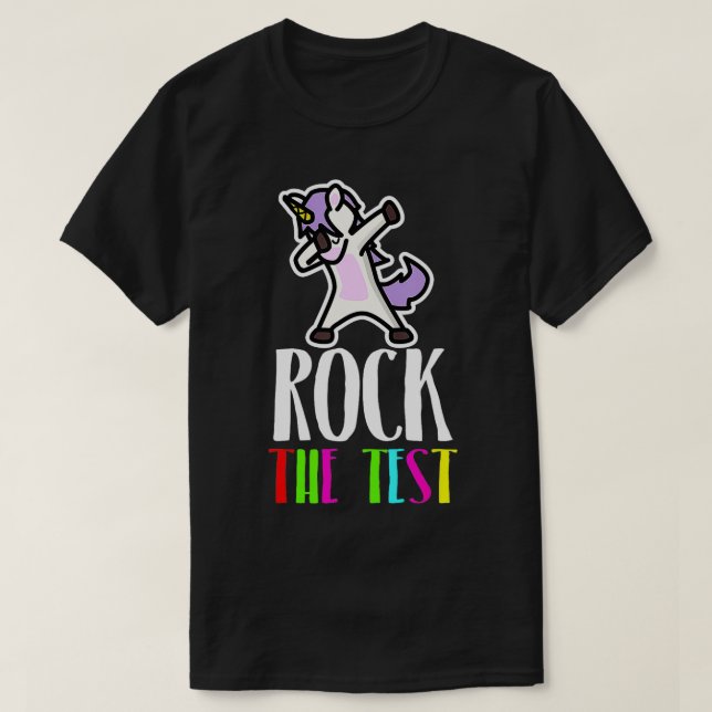 Camiseta Rock The Test Schift Professor Piada (Frente do Design)