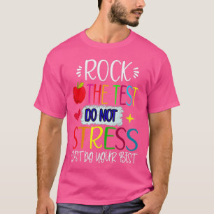 Camiseta Rock The Test Teacher Day Testing Day (Dia de Test