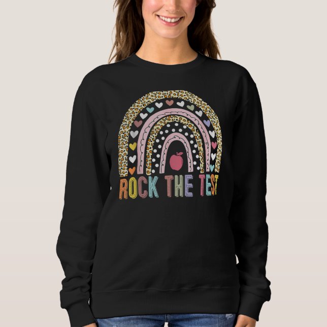 Camiseta Rock The Test Teacher Day Testing Day Study (Frente)