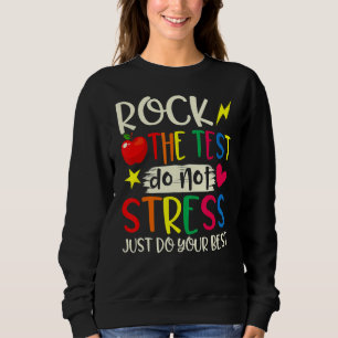 Camiseta Rock The Test Teacher Day Testing Day Study