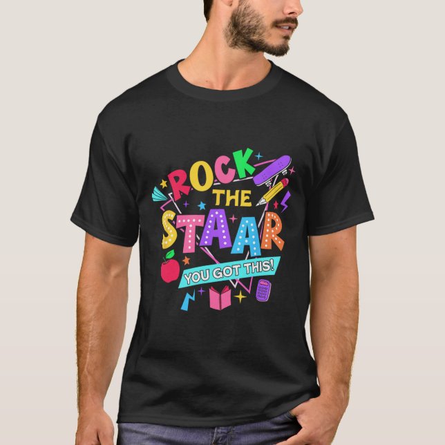 Camiseta Rock The Test You Have This Test Day Teachers Stud (Frente)