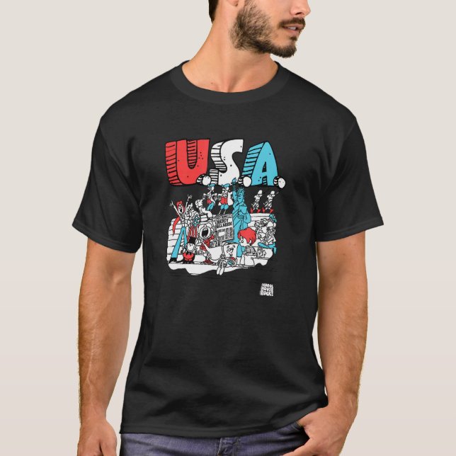 Camiseta Rock Usa (Frente)