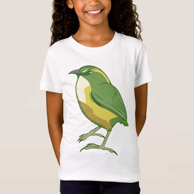 Camiseta Rock Wren - Nova Zelândia (Frente)