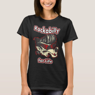 Camiseta Rockabilly For Life Vintage Rockabilly 1