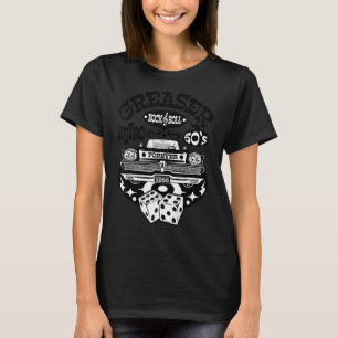 Camiseta Rockabilly Vintage 50 Greaser Sock Salto Costume R