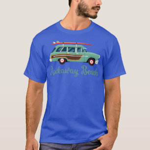 Camiseta Rockaway Beach New York Retro Surf Wagon