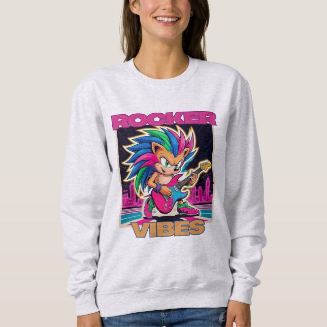 Camiseta Rocker Hedgehog (Frente)