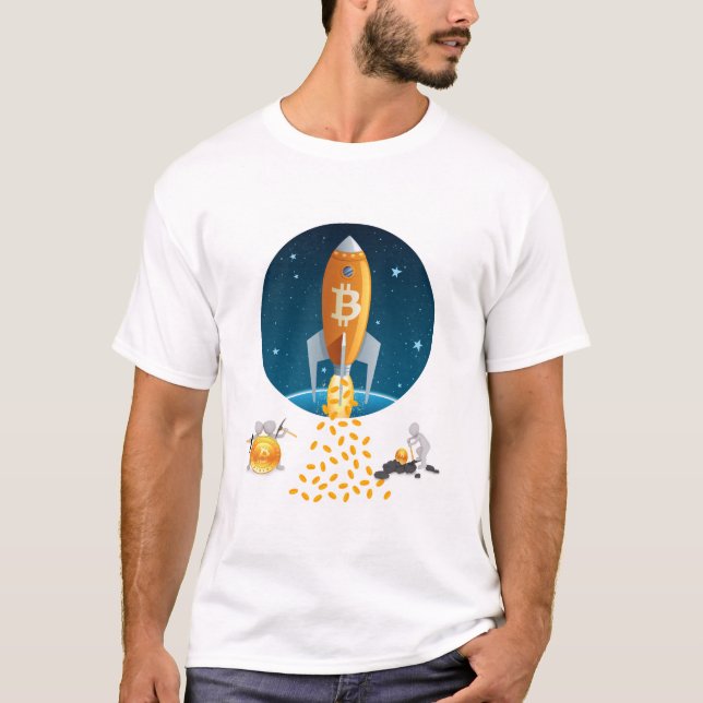 Camiseta Rocket Bitmoeda (Frente)