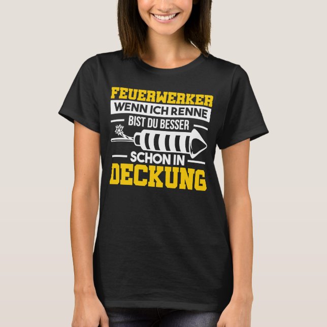 Camiseta Rocket Böllern no Ano Novo em Pyrotechnik (Frente)