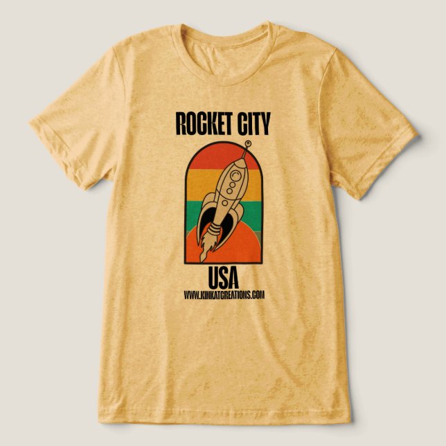 Camiseta Rocket City 1 (Design frontal)