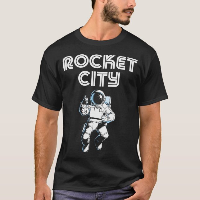 Camiseta Rocket City - Huntsville Al Alabama (Frente)