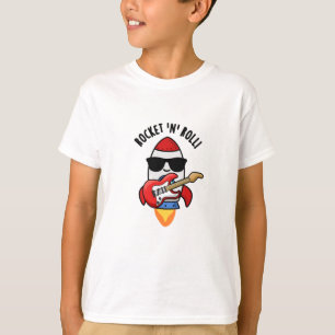 Camiseta Rocket E Roll Funny Rocket Pun