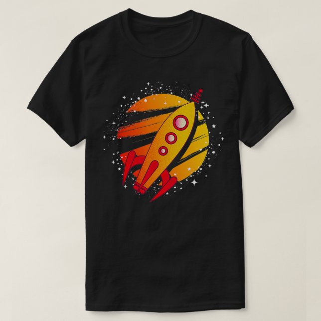 Camiseta Rocket Future Astronaut Junior Cosmonaut Kids Astr (Frente do Design)