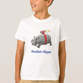 Camiseta Rocket Hippo Birthday