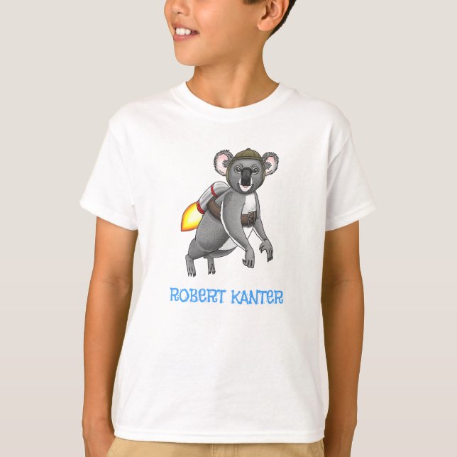 Camiseta Rocket Koala (Frente)
