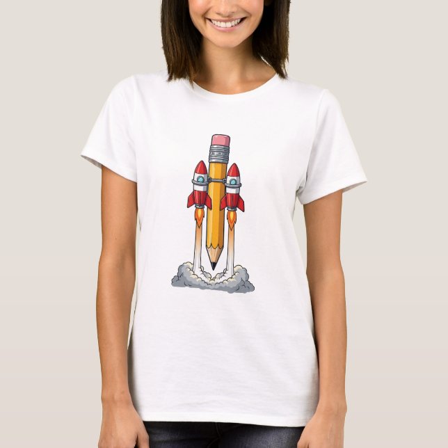 Camiseta Rocket Pencil (Frente)