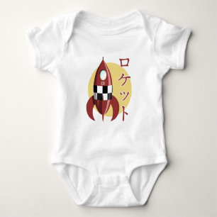 Camiseta Rocket retro japonês