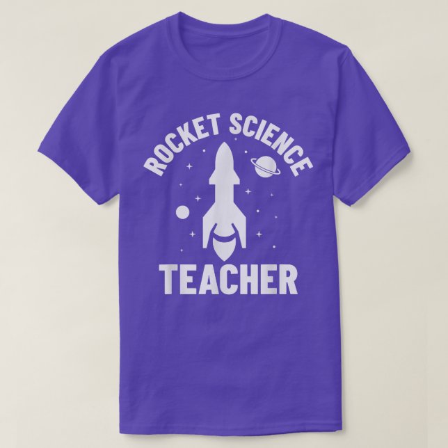 Camiseta Rocket Science - Professor de Ciência - Engenheiro (Frente do Design)