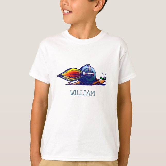 Camiseta Rocket Snail (Frente)