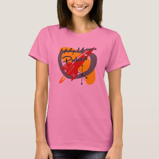 Camiseta Rocket vermelho (cores do alt das mulheres)