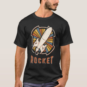 Camiseta Rocket Vintage Classic Retro Love