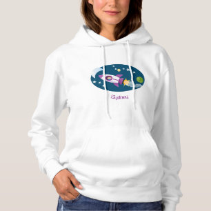 Camiseta Rockets em ilustração de desenhos animados espacia