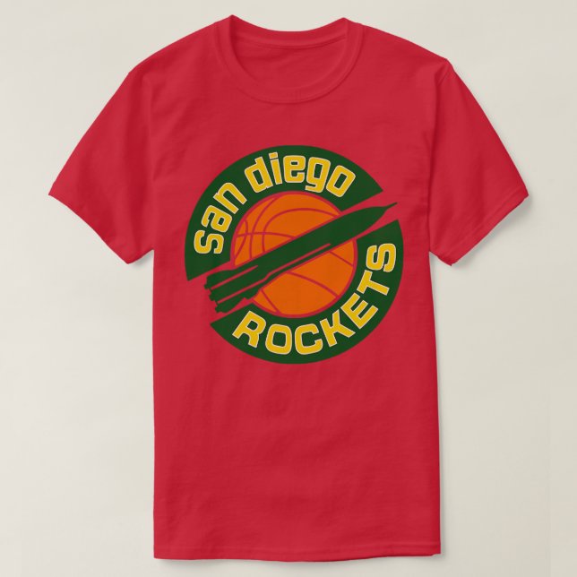 Camiseta Rockets San Diego 1 originais (Frente do Design)