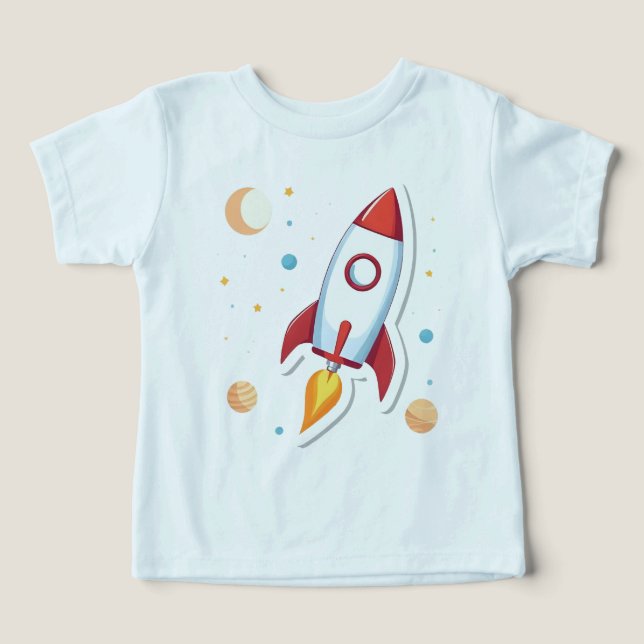 Camiseta Rocketship (Design frontal)