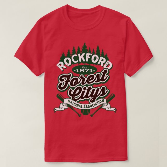 Camiseta Rockford Forest Citys (Frente do Design)