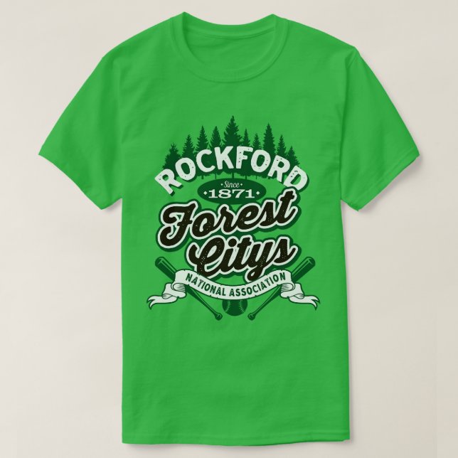Camiseta Rockford Forest Citys (Frente do Design)