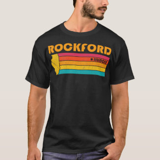 Camiseta Rockford Illinois Vintage desapontou Souvenir