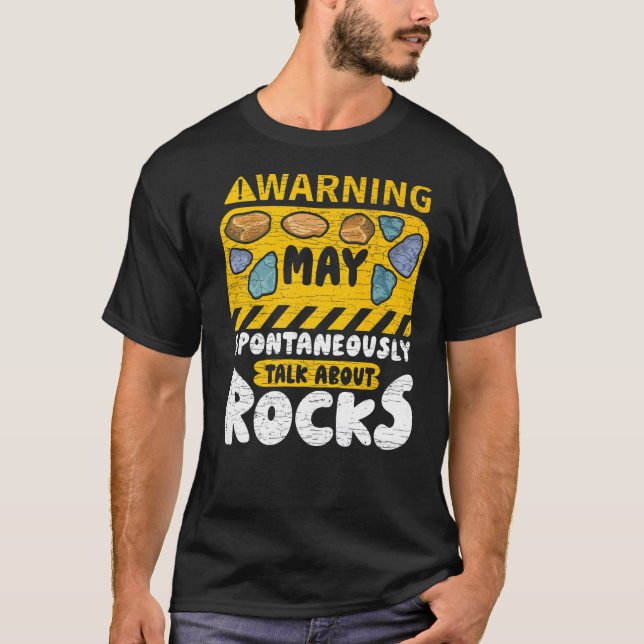 Camiseta Rockhound Rock Collector Geology Premium (Frente)