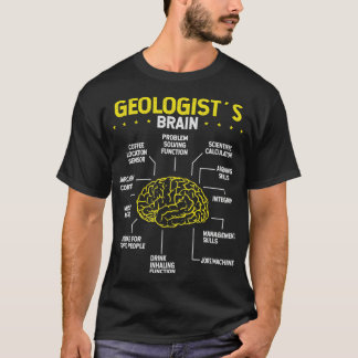 Camiseta Rockhounder Brain Collector Geólogo Mineral
