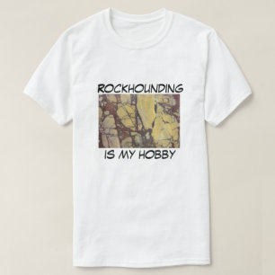 Camiseta Rockhounding é minha foto vermelha da ágata do